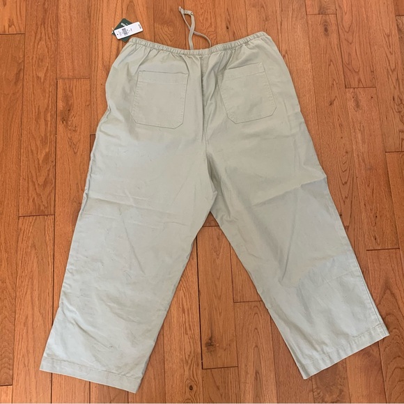 NWT LLBean sunwashed canvas pants, size large, khaki - Picture 8 of 8